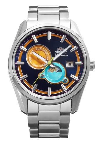 ORIENT Contemporary Men's Mechanical Sun and Moon Stretto Day & Night Limited Release
